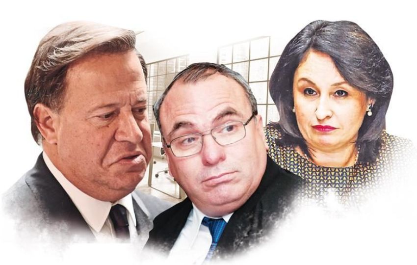 Juan Carlos Varela, Rolando López y Kenia Porcell.