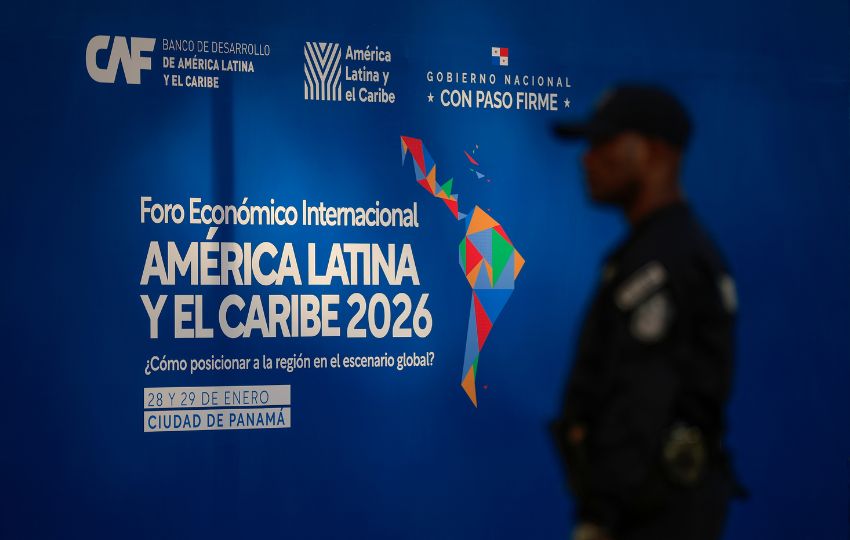 Foro Económico Internacional de América Latina y el Caribe. Foto: EFE Foro Económico Internacional de América Latina y el Caribe. Foto: EFE