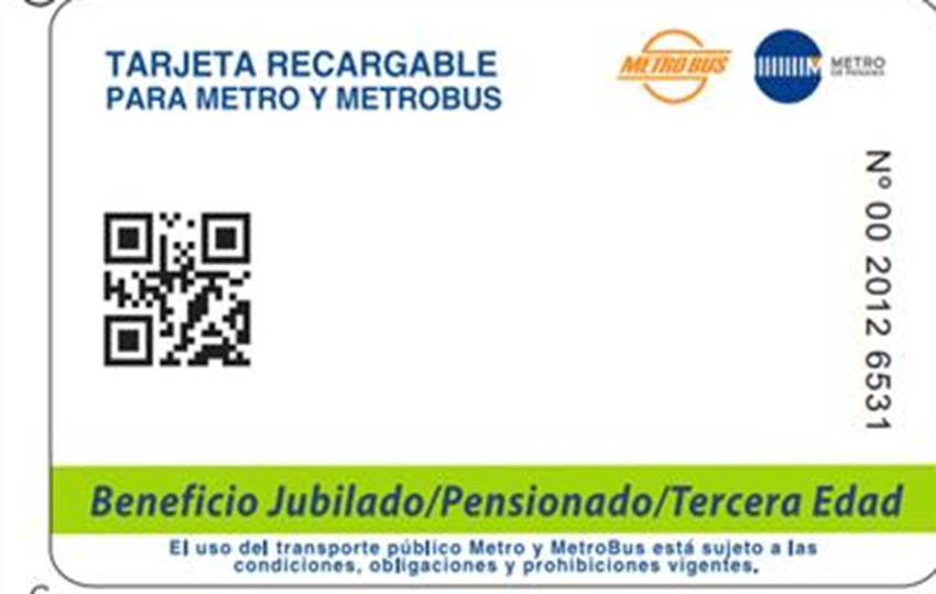 El pasaje de la tercera edad es menor al usual. 