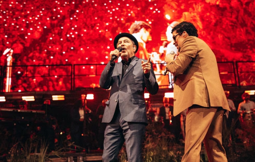 Rubén Blades y Bad Bunny. Foto: Eric Rojas