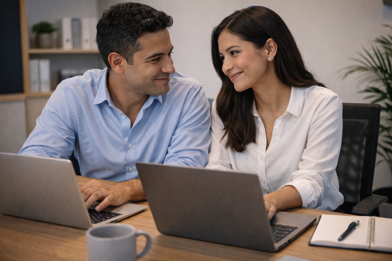 El 17% de los que se enamoró en el trabajo formó una familia. Foto: Cortesía