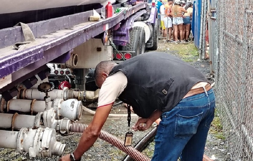 En la inspección se revisó el nivel de cloro en los carros cisterna, utilizados para las mojaderas, dando como resultado que los mismos tenían los niveles adecuados.