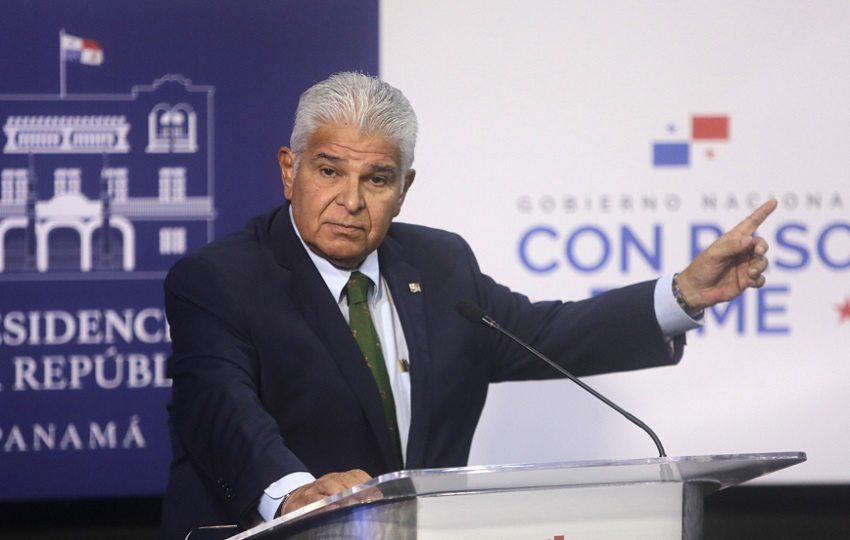 Presidente José Raúl Mulino. EFE