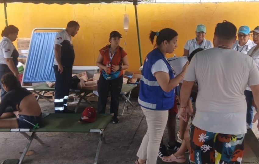 Atenciones médicas durante el carnaval. Foto: Cortesía