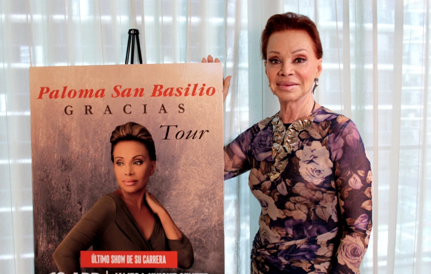  Paloma San Basilio posa durante una entrevista con EFE este 18 de febrero de 2026, en Miami (Estados Unidos). Foto: EFE / Pedro Pablo Cortés