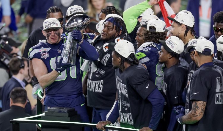 Jugadores de los Seahawks. Foto.EFE 