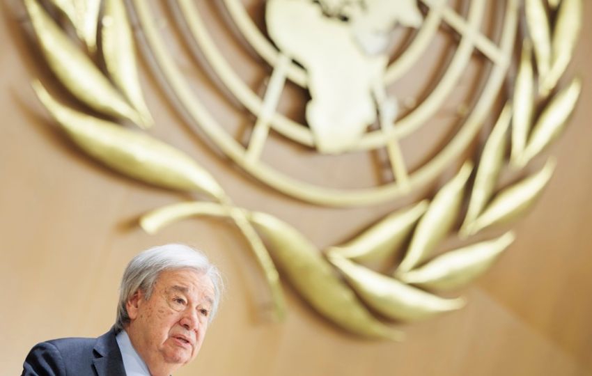El secretario general de la ONU Antonio Guterres. Foto: EFE