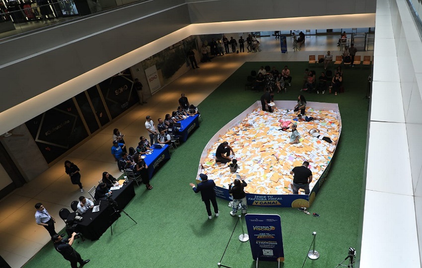 Este sorteo se efectuó en el centro comercial Soho Mall. Cortesía