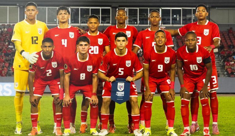 Selección de Panamá Sub-17. Foto: FPF