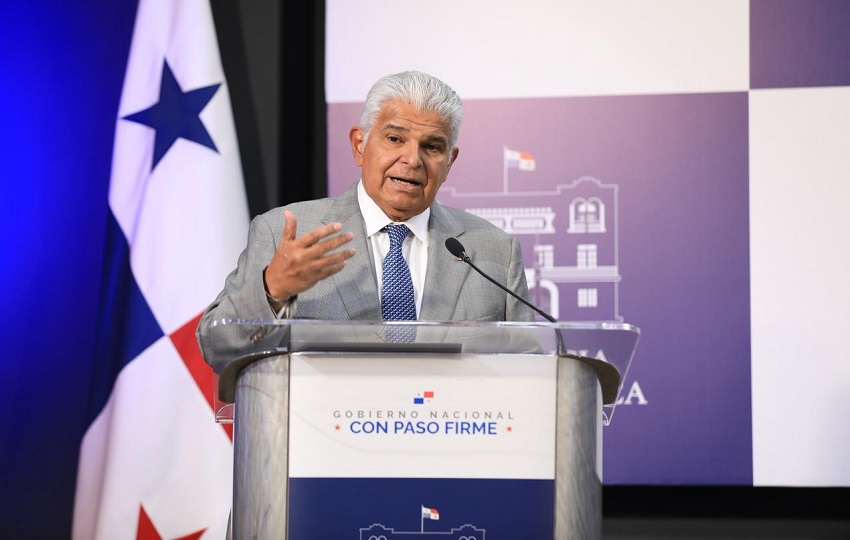 José Raúl Mulino, presidente de Panamá. Foto: Cortesía 