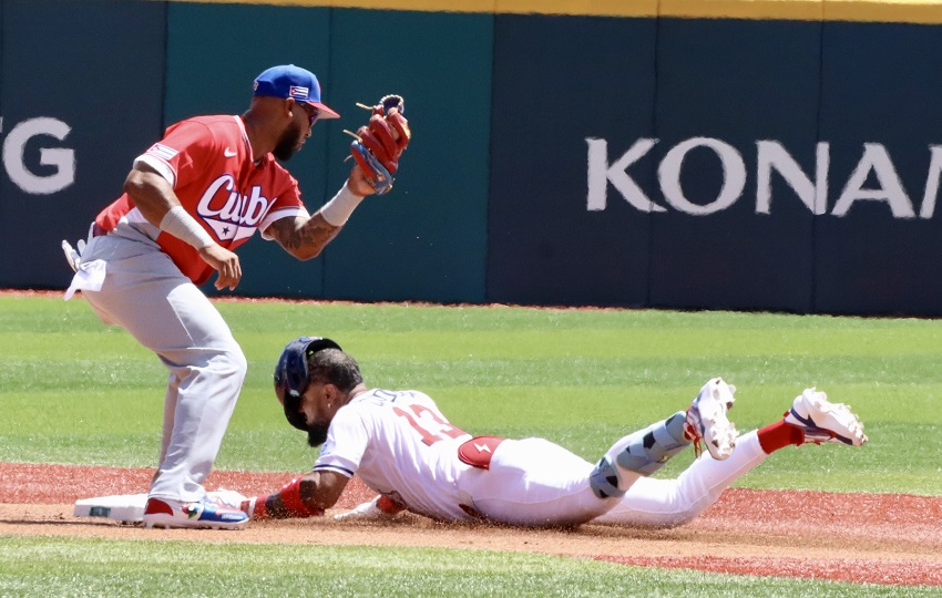 El juego quedó 3 carreras por 1 a favor de Cuba. Foto: Cortesía 