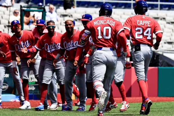 Cuba venció a Colombia por pizarra de 7-4. Foto: EFE Cuba venció a Colombia por pizarra de 7-4. Foto: EFE
