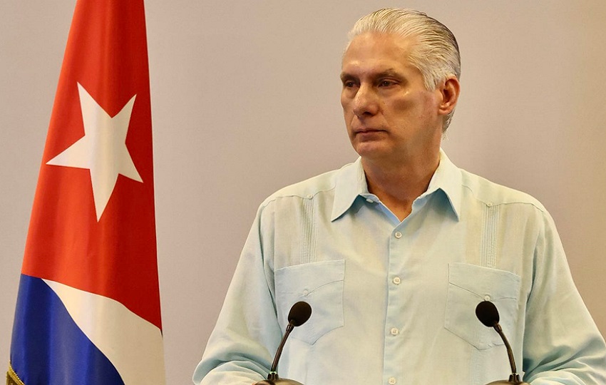 Presidente Miguel Díaz-Canel. Foto: EFE
