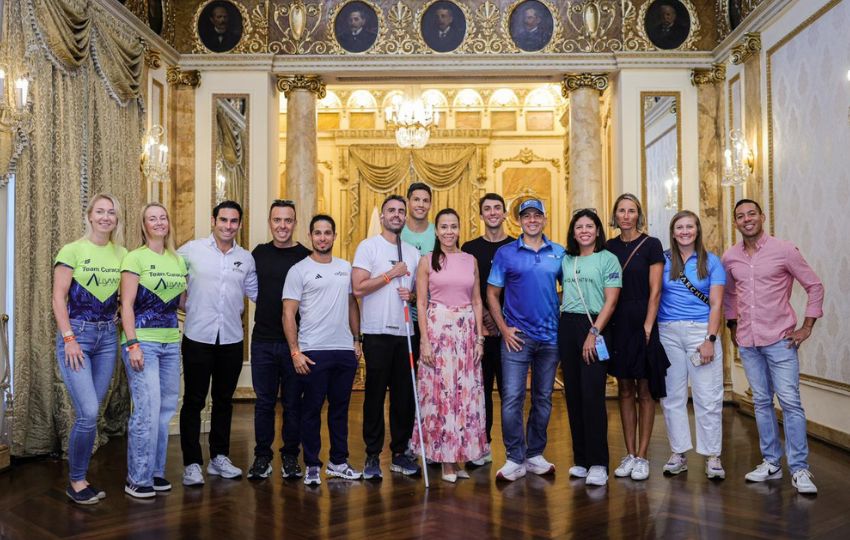 La delegación fue recibida en la Presidencia de la República. Foto: Cortesía