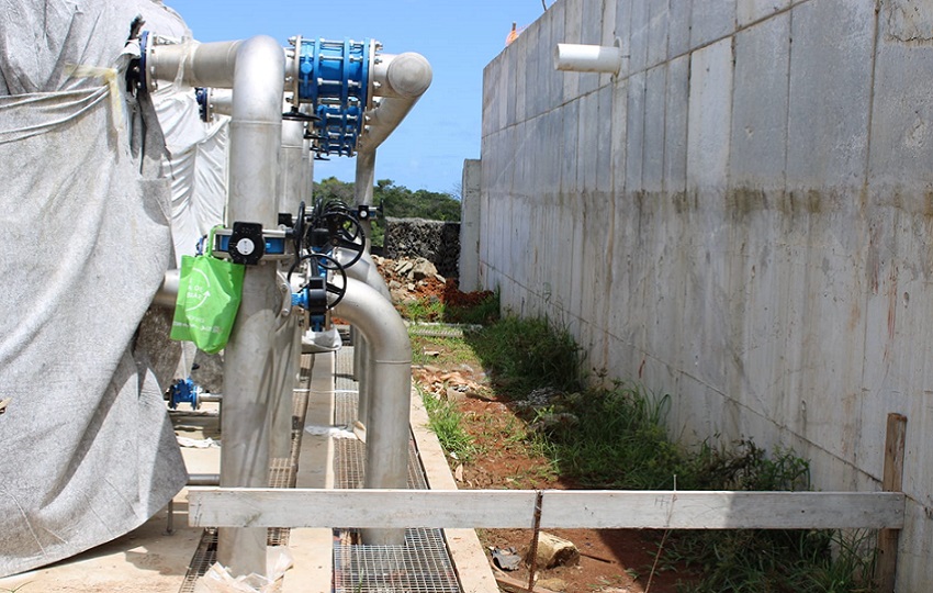 Autoridades realizaron una inspección al proyecto de la planta potabilizadora de Palmas Bellas. Foto: Diomedez Sánchez Autoridades realizaron una inspección al proyecto de la planta potabilizadora de Palmas Bellas. Foto: Diomedez Sánchez