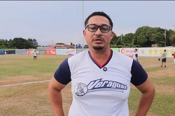 Abdiel Ramos, director del equipo mayor de Veraguas. Foto: Captura/Fwdebeis