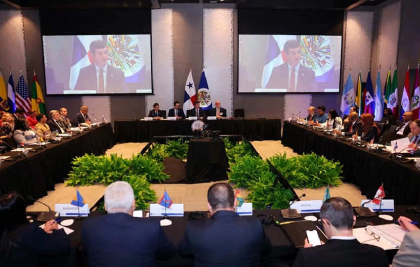  Representantes asistentes al Vigésimo Sexto Periodo Ordinario de sesiones del Comité Interamericano contra el Terrorismo. Foto: EFE