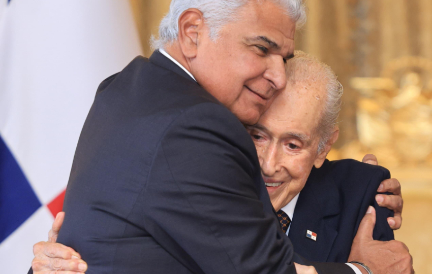 José Raúl Mulino y Luis H. Moreno. Foto: Cortesía