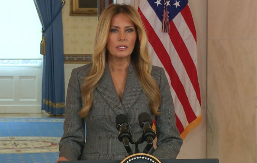 La primera dama de EE.UU. Melania Trump. Foto: EFE