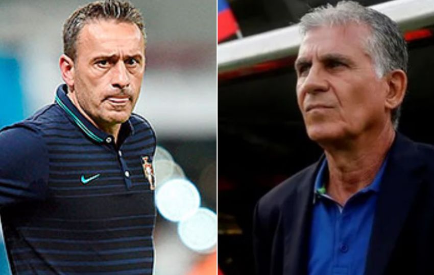 Paulo Bento y Carlos Queiroz cierta ventaja para dirigir a Ghana. Foto: Archivo