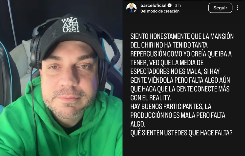 Juan Pablo Barceló. Fotos: Instagram