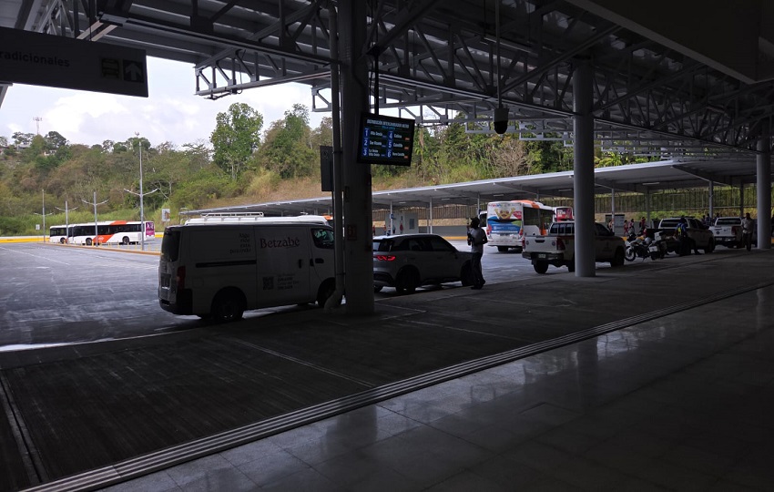 En el área hay seis espacios habilitados para las rutas que alimentan la estación desde distintos sectores de Panamá Norte. Foto: Cortesía En el área hay seis espacios habilitados para las rutas que alimentan la estación desde distintos sectores de Panamá Norte. Foto: Cortesía