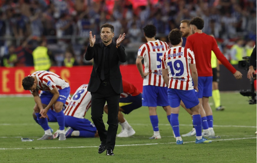Simeone dijo que su equipo compitió muy bien. Foto: EFE