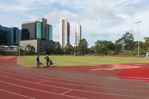Pista de atletismo del CAR. Foto: Pandeportes