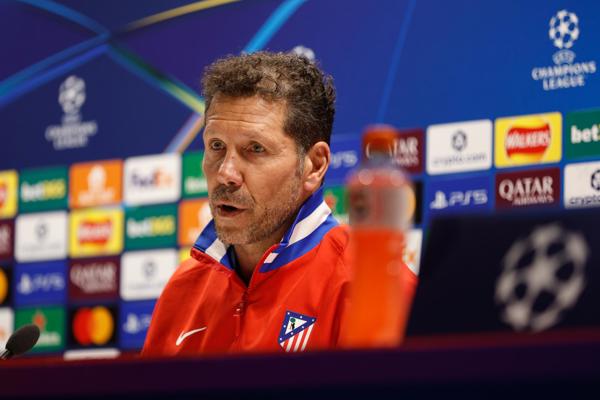 Diego Pablo Simeone, técnico del Atlético Madrid. EFE