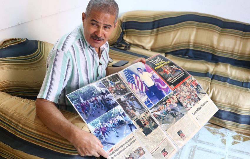  Manuel Guerra, hermano de Manuel Alexis Guerra, asesinado en 1989. Foto: EFE