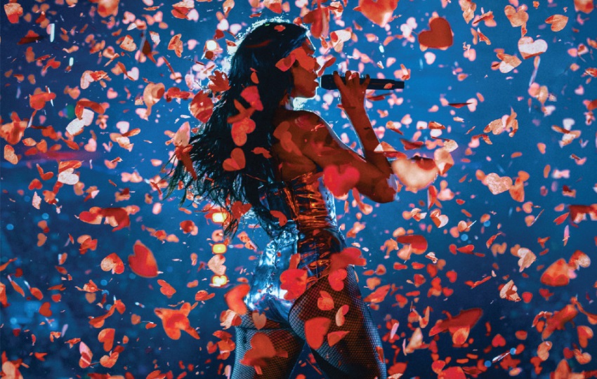 Dua Lipa durante un concierto en Ciudad de México (México). Foto: EFE / Madison Phipps