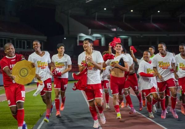 Jugadores del equipo panameño Sub-17.  Foto: FPF