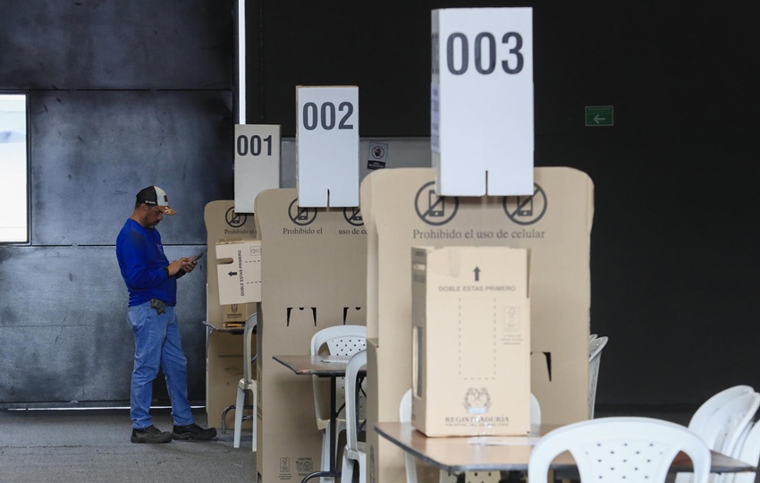 Las autoridades colombianas ultiman los preparativos para la primera vuelta de las elecciones presidenciales. Foto: EFE Las autoridades colombianas ultiman los preparativos para la primera vuelta de las elecciones presidenciales. Foto: EFE