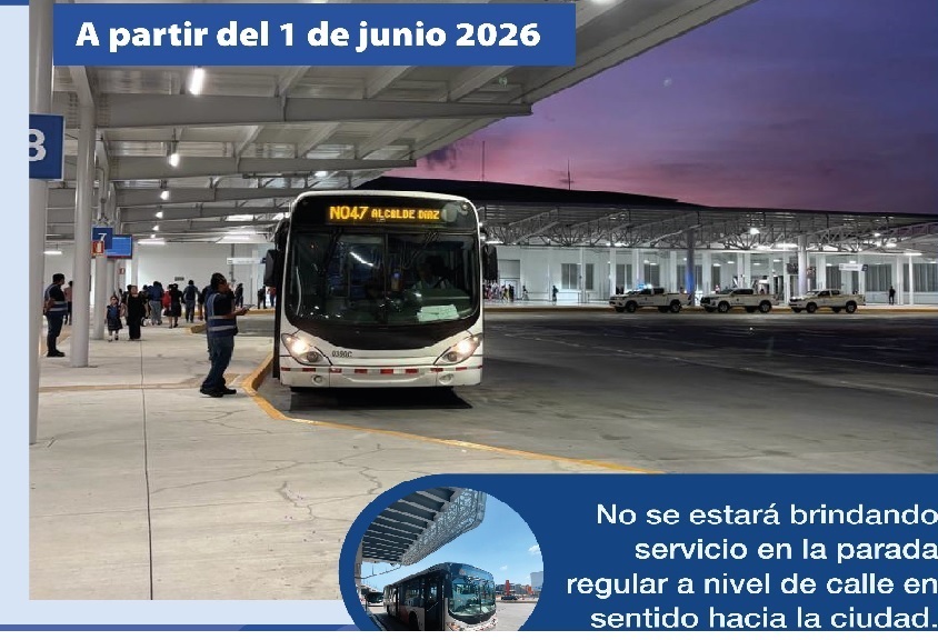 El intercambiador está funcional desde el pasado 13 de abril. Imagen: Cortesía
