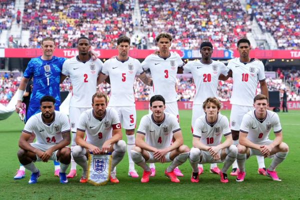 Equipo de Inglaterra. Foto:@England