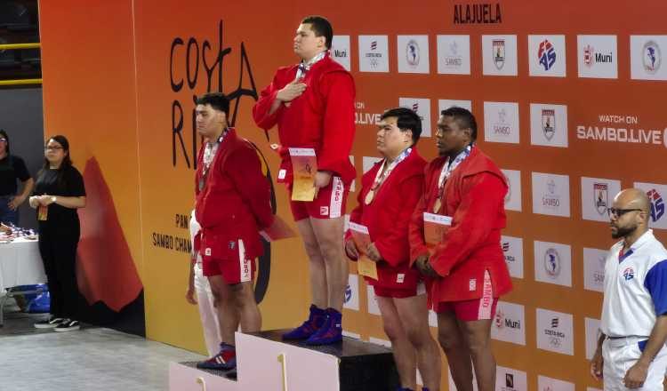 Image accompanying Panama América coverage of Panamanian athletes at the 2026 Pan American Sambo Championships.