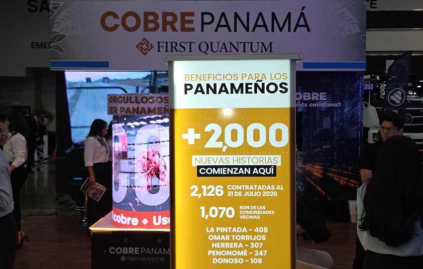 Cobre Panamá promueve el diálogo sobre minería responsable en Expo CAPAC 2026