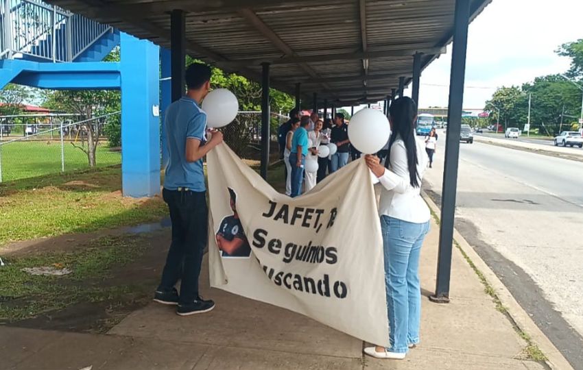 Clamor ciudadano ante la desaparición de Jafet González. Fotos: Melquíades Vásquez