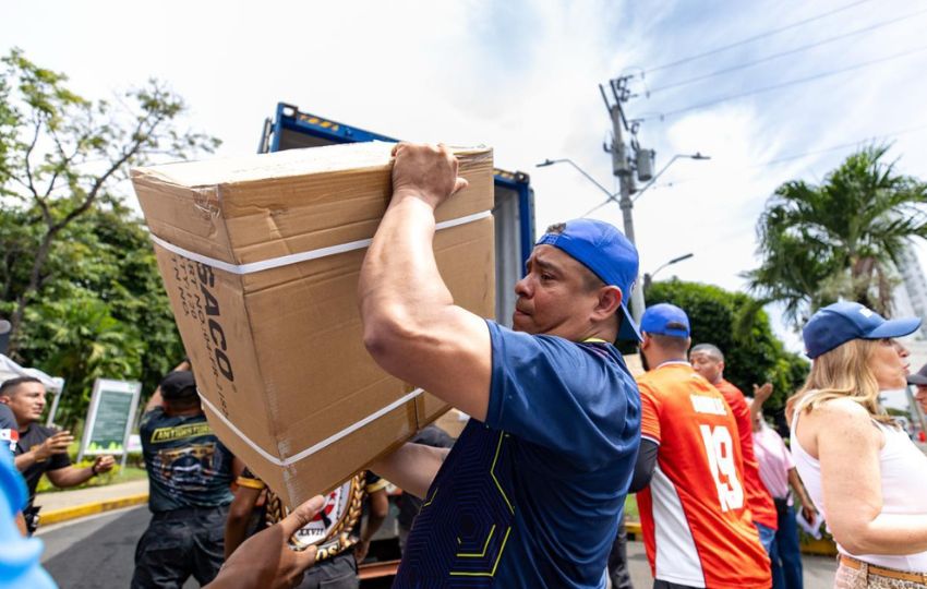 Ayuda humanitaria para las áreas afectadas. Foto: Cortesía