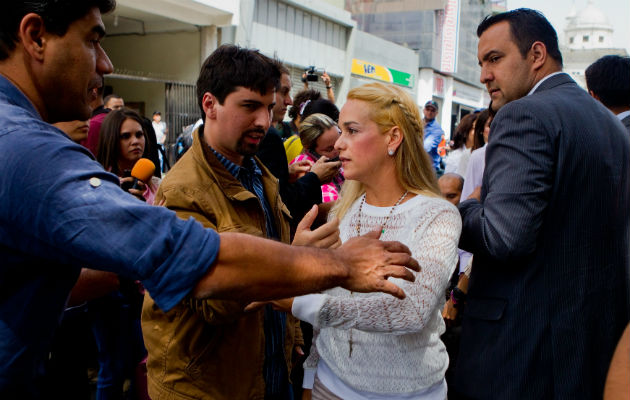 Lilian Tintori, esposa del dirigente opositor Leopoldo López. Foto/EFE