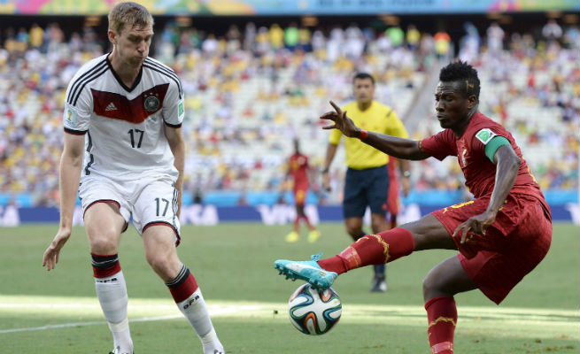 Alemania vs Ghana. Foto/EFE