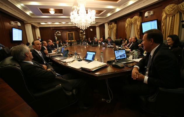 Consejo de Gabinete del pasado martes 22 de marzo. Foto/Presidencia