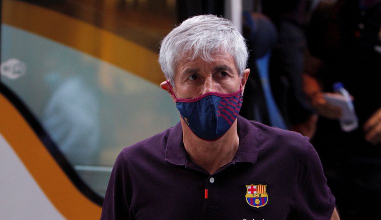 Quique Setién, entrenador del FC Barcelona. Quique Setién, entrenador del FC Barcelona. Foto: EFE