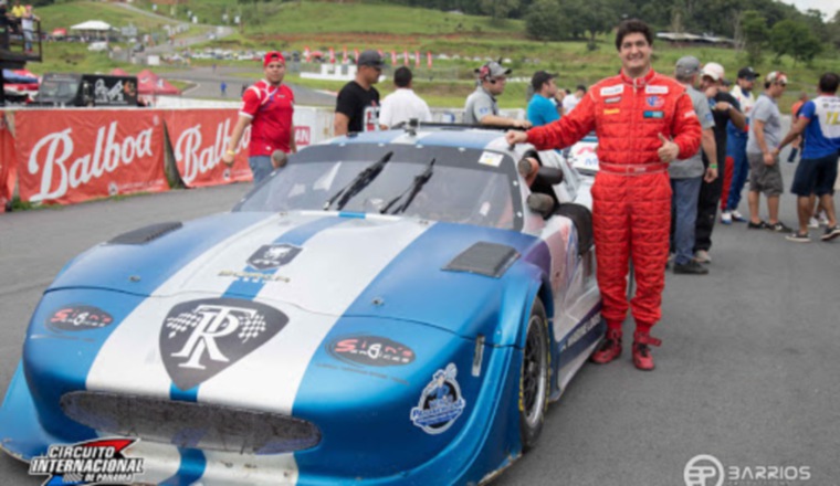 Óscar Terán en una de sus competencias en Panamá. Óscar Terán en una de sus competencias en Panamá. Foto: Cortesía.