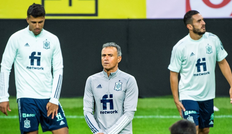 Luis Enrique, técnico de España. Luis Enrique, técnico de España. Foto:EFE