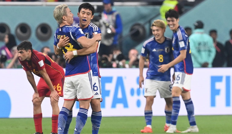 Japoneses festejan. Foto:EFE