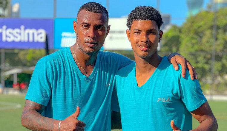 Carlos Small y Davis Contreras. Foto: Twitter