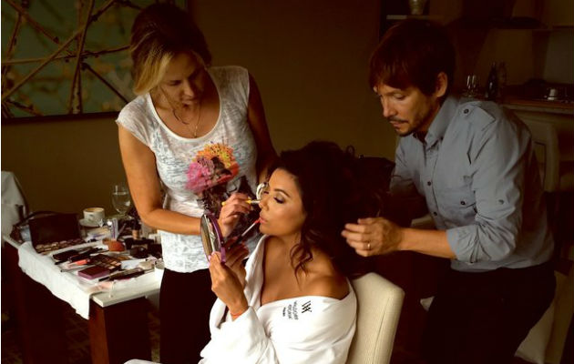 Foto de Eva Longoria que subió a las redes sociales.