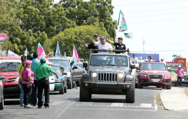 Caravana "Unidos por más Cambios" en Azuero. Foto/Cortesía