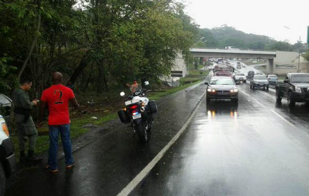 Accidente en Howard. Foto/Sinaproc